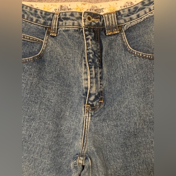 Vintage Gasoline ⛽️ Jeans Button Leg Size 29 - Picture 3 of 9